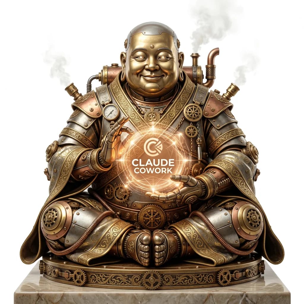 Ilustracja: Claude Cowork — autonomiczny agent AI, który pracuje na Twoich plikach