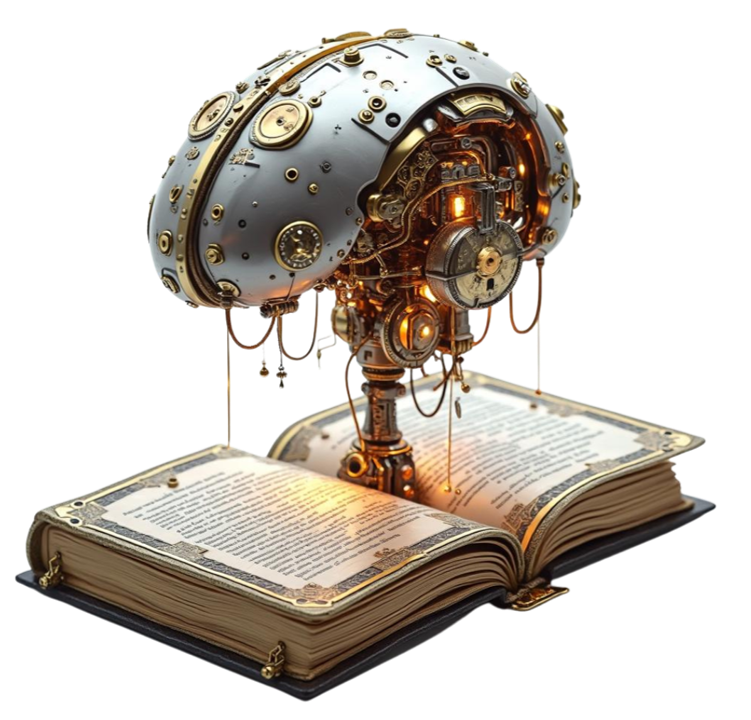 AI Steampunk Robot